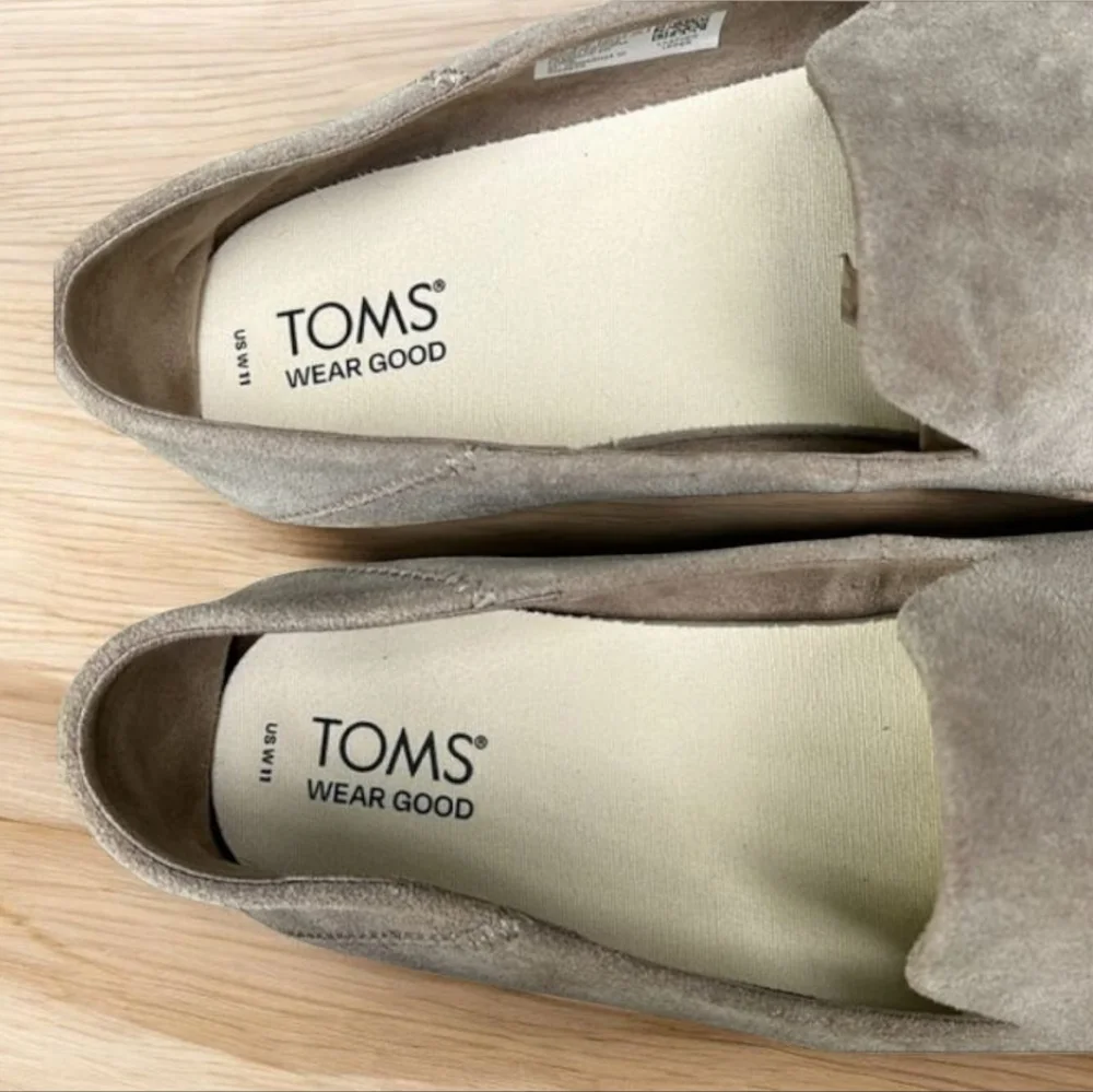 TOMS Carolina espadrille in Dune Suede Women’s Size 11